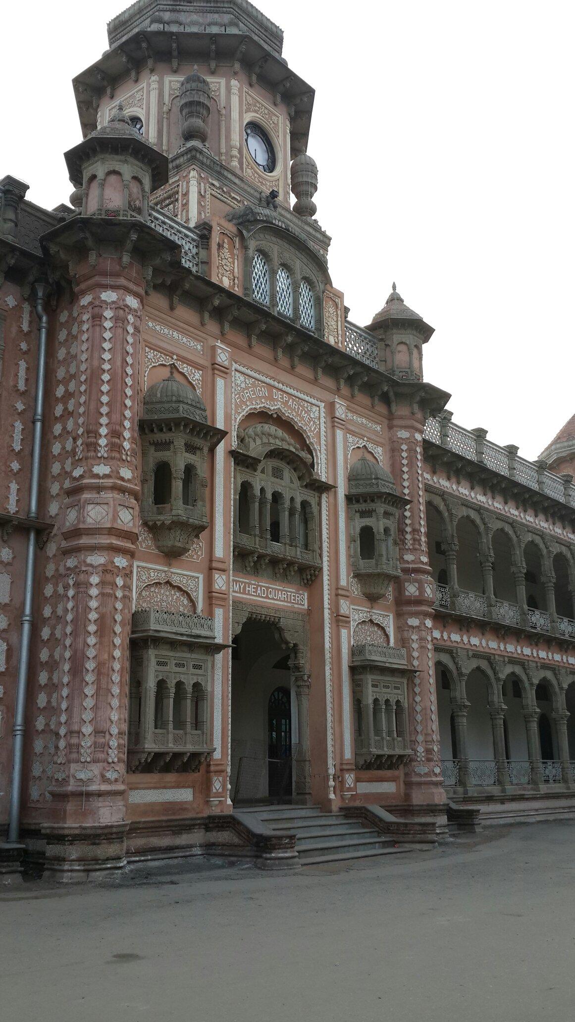 Morning at Mubarak Mandi Palace
